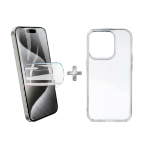 Combo Estuche Transparente + Mica